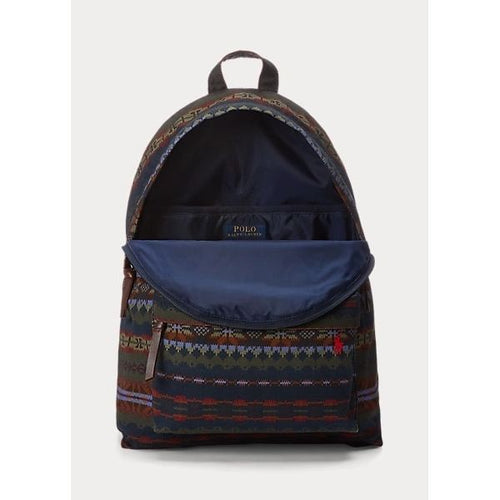 Load image into Gallery viewer, POLO RALPH LAUREN FAIR ISLE CANVAS BACKPACK - Yooto
