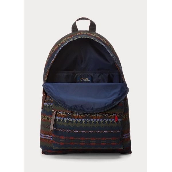 POLO RALPH LAUREN FAIR ISLE CANVAS BACKPACK - Yooto