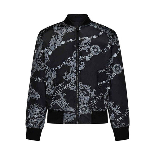 Load image into Gallery viewer, VERSACE JEANS COUTURE REVERSIBLE CHAIN PRINT BOMBER - Yooto
