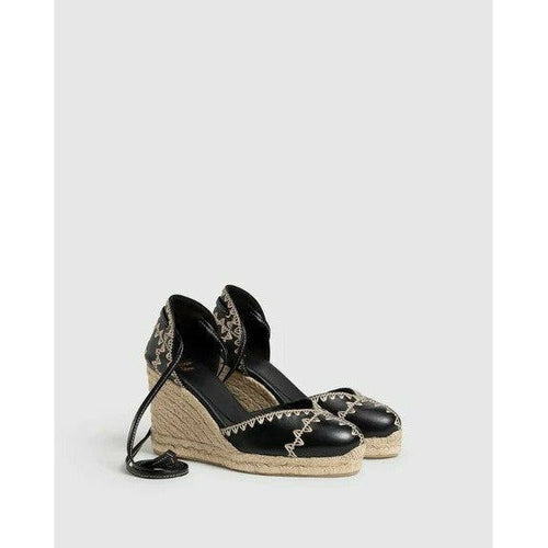Load image into Gallery viewer, Castaner Iria leather wedge espadrilles - Yooto
