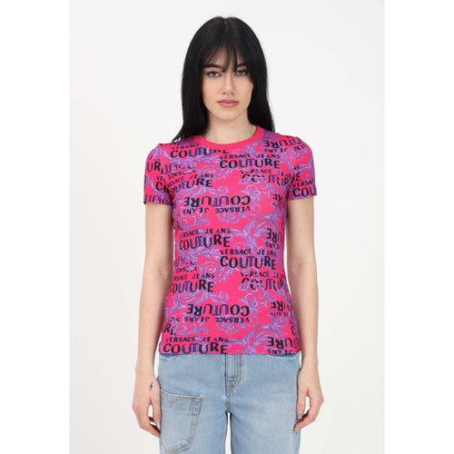 Load image into Gallery viewer, VERSACE JEANS COUTURE PRINTED LOGO T-SHIRT WITH CREW-NECK - Yooto
