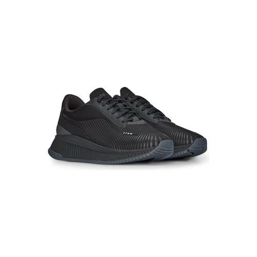 Load image into Gallery viewer, BOSS MIXED-MATERIAL TRAINERS WITH RUBBERISED FAUX LEATHER - Yooto
