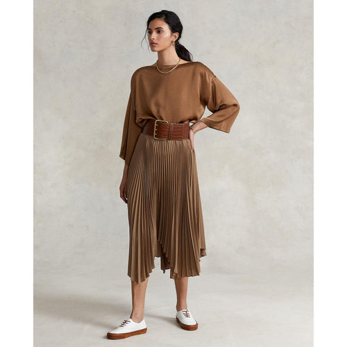 Load image into Gallery viewer, Pleated Georgette Handkerchief Skirt - Yooto
