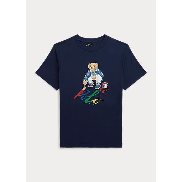 POLO RALPH LAUREN POLO BEAR COTTON JERSEY T-SHIRT - Yooto