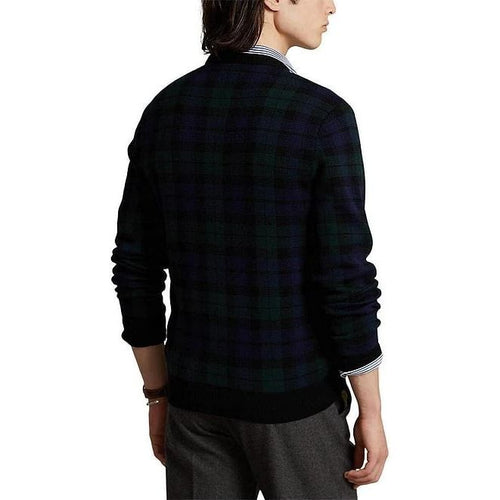 Load image into Gallery viewer, Polo Ralph Lauren Plaid Washable Wool Sweater - Yooto
