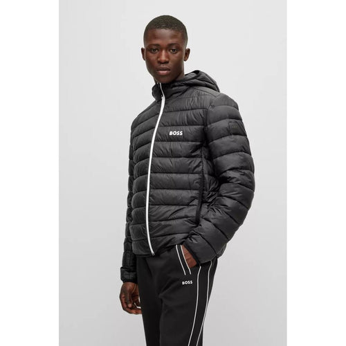 Load image into Gallery viewer, BOSS WATER-REPELLENT PUFFER JACKET WITH BRANDED TRIMS - Yooto
