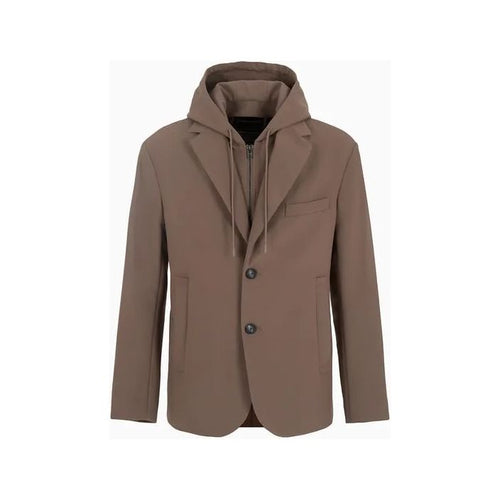 Load image into Gallery viewer, EMPORIO ARMANI BLAZER WITH BIB AND HOOD IN VISCOSE BLEND - Yooto
