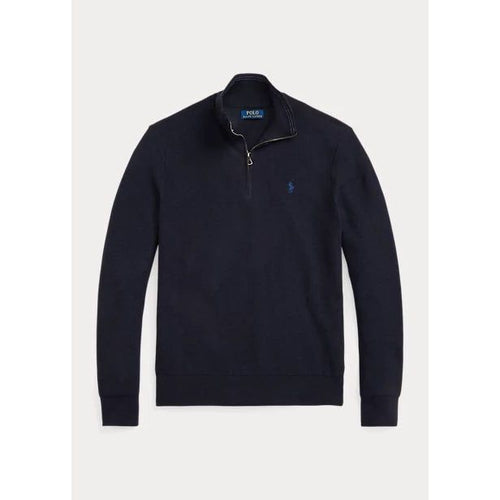 Load image into Gallery viewer, POLO RALPH LAUREN MESH-KNIT COTTON QUARTER-ZIP SWEATER - Yooto
