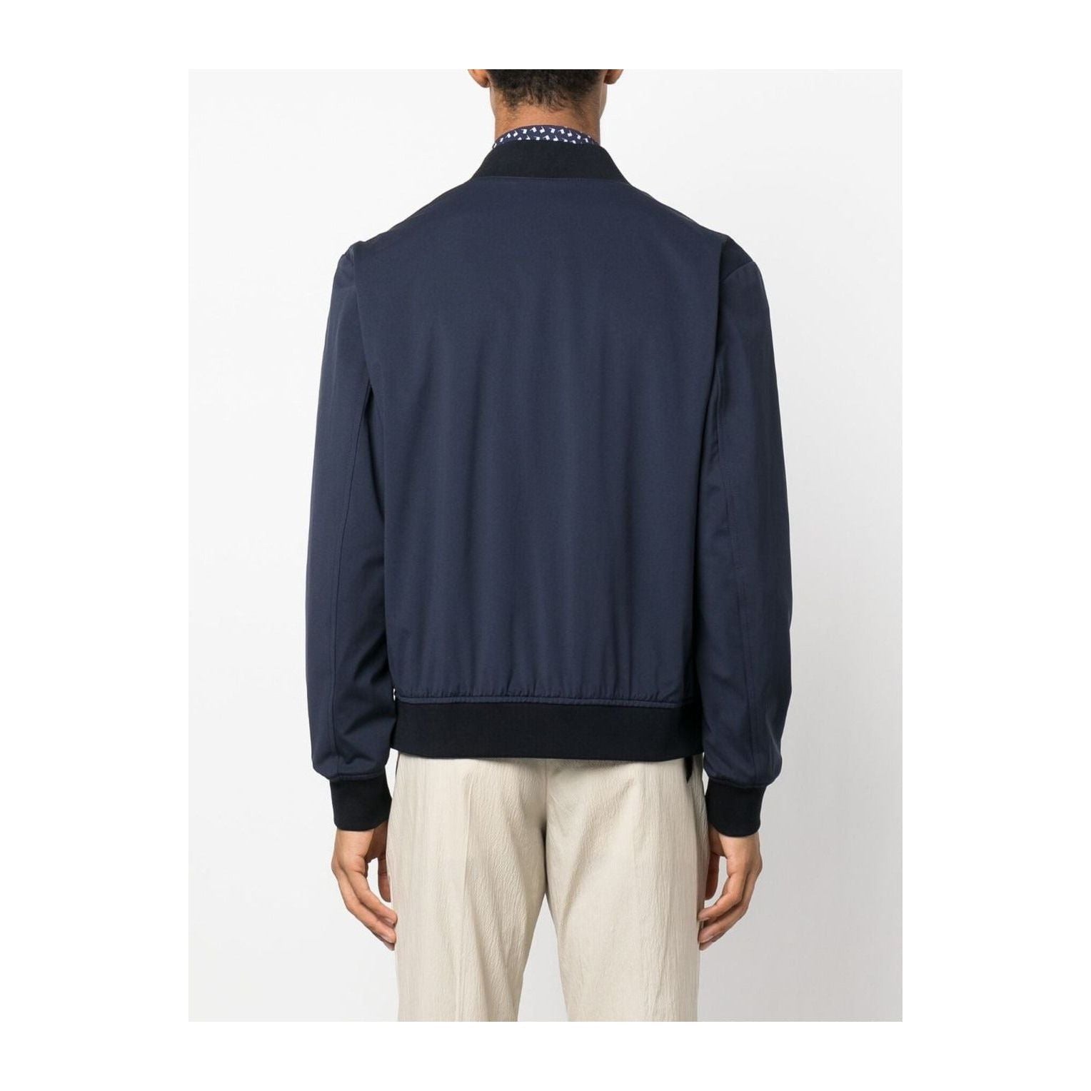 BOSS MEN'S NAVY BOMBER JACKET - Yooto