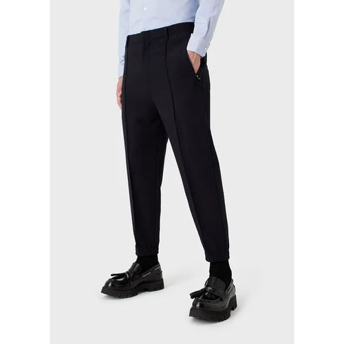 Load image into Gallery viewer, EMPORIO ARMANI JOGGERS IN RIBBED STRETCH TECHNICAL FABRIC - Yooto
