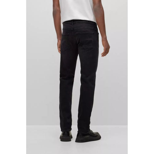 Load image into Gallery viewer, BOSS SLIM-FIT JEANS IN BLACK-BLACK SUPREME-MOVEMENT DENIM - Yooto
