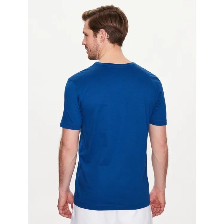 BOSS ORGANIC-COTTON T-SHIRT WITH CURVED LOGO - Yooto