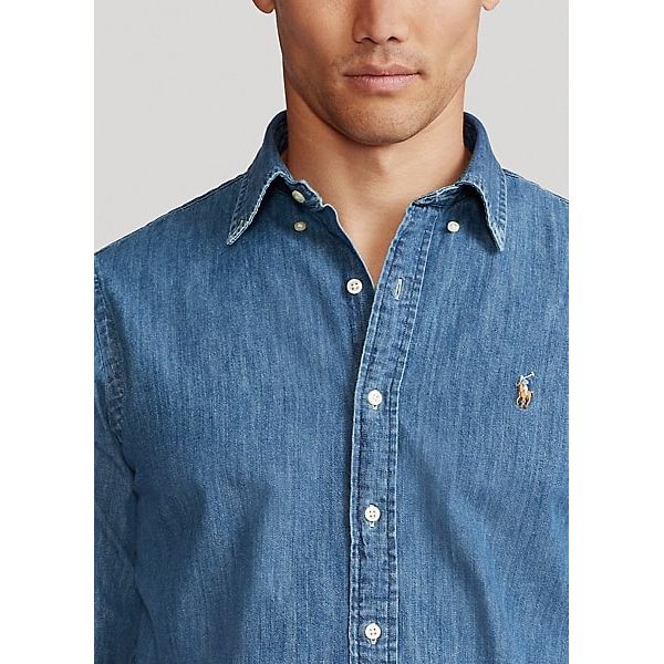 Polo Ralph Lauren Slim-Fit denim sport shirt - Yooto