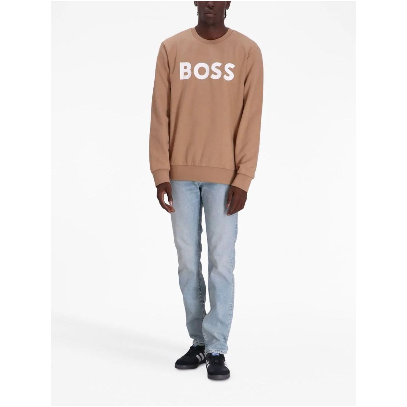 BOSS LOGO PRINT SWEATSHIRT - Yooto