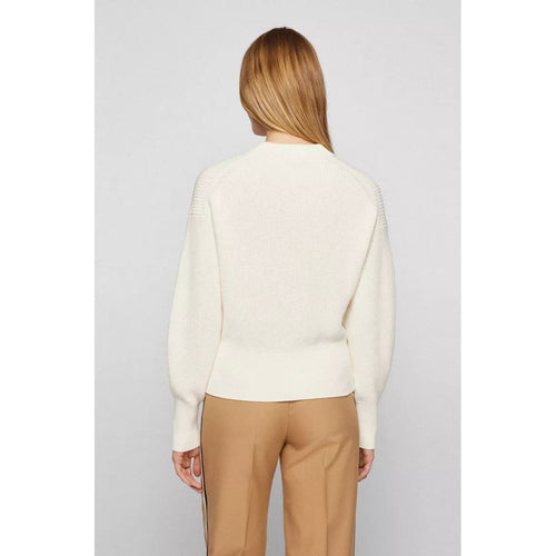 Load image into Gallery viewer, BOSS RELAXED-FIT SWEATER IN ORGANIC COTTON AND SILK - Yooto
