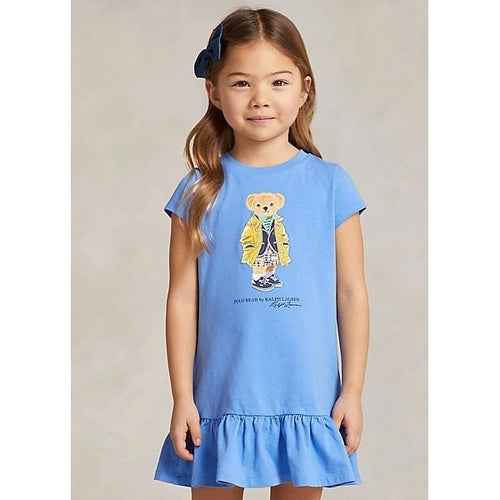 Load image into Gallery viewer, POLO RALPH LAUREN POLO BEAR COTTON JERSEY DRESS - Yooto
