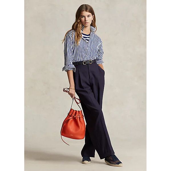 POLO RALPH LAUREN WOOL-BLEND WIDE-LEG TROUSER - Yooto