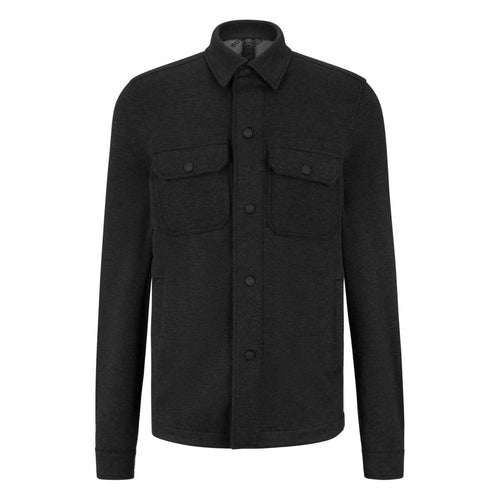 Load image into Gallery viewer, BOSS RELAXED-FIT OVERSHIRT IN MELANGE STRETCH JERSEY - Yooto
