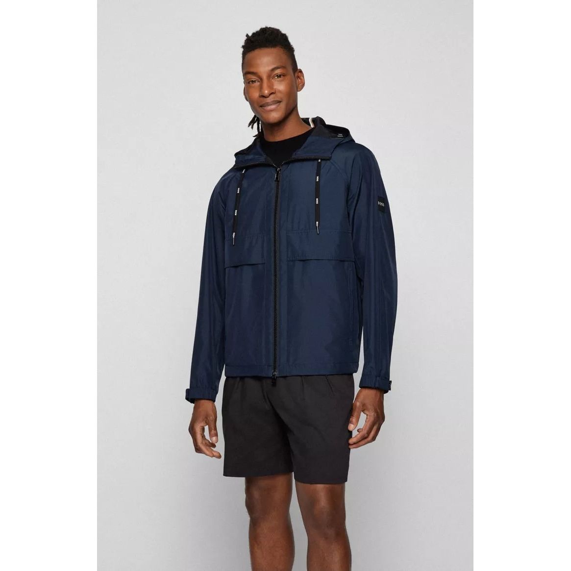 BOSS WATER-REPELLENT JACKET IN THREE-LAYER SOFTSHELL FABRIC - Yooto