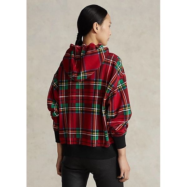 Polo Ralph Lauren Plaid Fleece Hoodie - Yooto