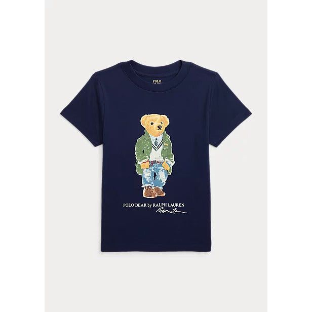 POLO RALPH LAUREN POLO BEAR COTTON JERSEY T-SHIRT - Yooto