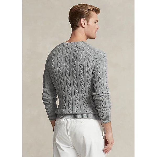 POLO RALPH LAUREN CABLE-KNIT COTTON JUMPER - Yooto