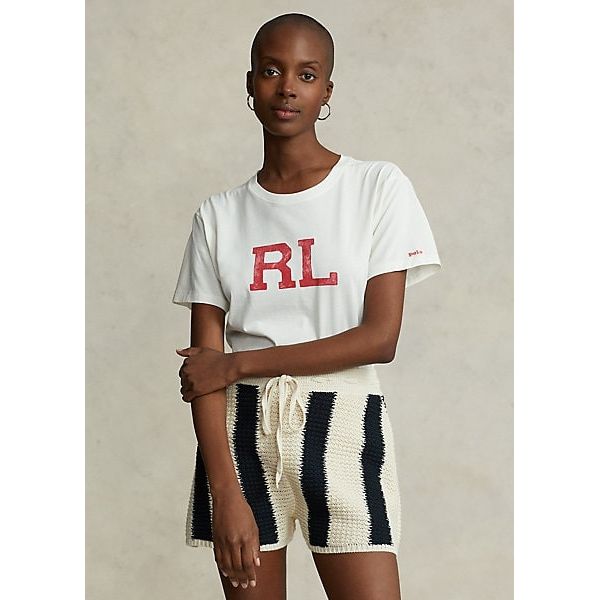 POLO RALPH LAUREN RL LOGO JERSEY T-SHIRT - Yooto