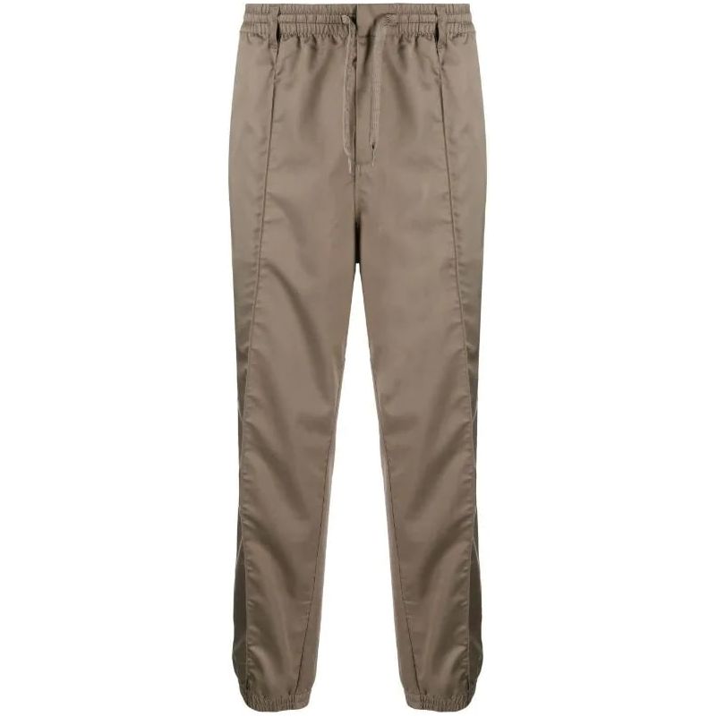 EMPORIO ARMANI DRAWSTRING TROUSERS IN LIGHTWEIGHT LYOCELL-BLEND SATIN - Yooto