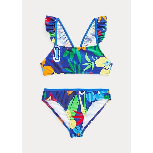 Polo Ralph Lauren Tropical-Print Two-Piece Swimsuit - Yooto