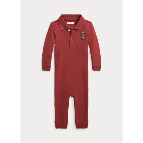 Load image into Gallery viewer, POLO RALPH LAUREN POLO BEAR COTTON MESH POLO COVERALL - Yooto
