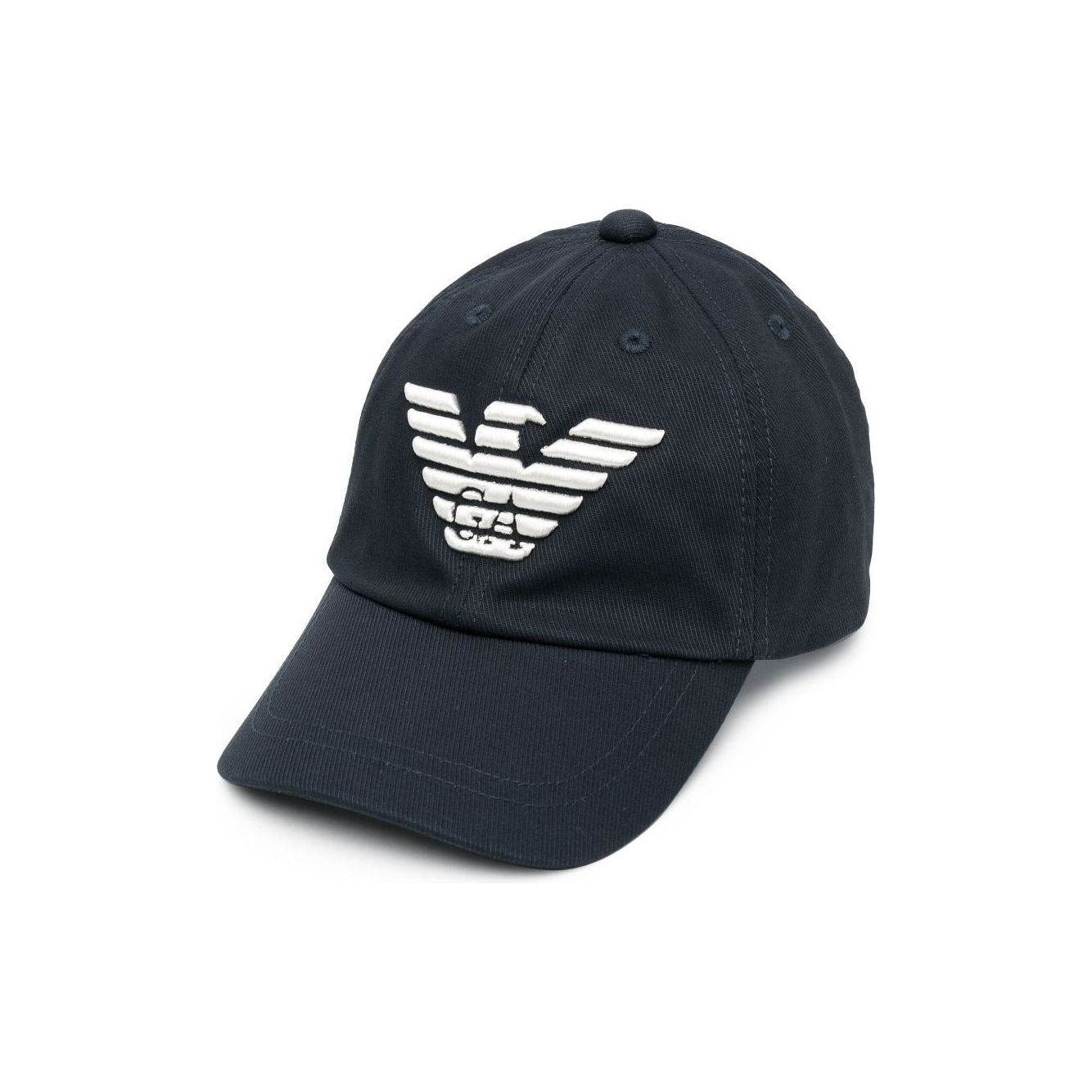 EMPORIO ARMANI KIDS LOGO-EMBROIDERED BASEBALL CAP - Yooto