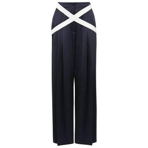 Load image into Gallery viewer, JW ANDERSON WIDE-LEG CROSS-STRAP TROUSERS - Yooto
