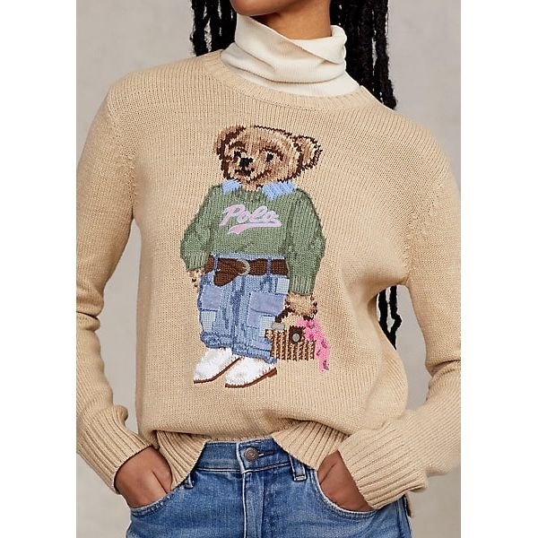 Polo Ralph Lauren New Orleans Polo Bear Sweater - Yooto