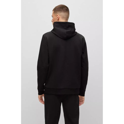 Load image into Gallery viewer, BOSS COTTON-BLEND RELAXED-FIT HOODIE WITH CONTRAST LOGO - Yooto
