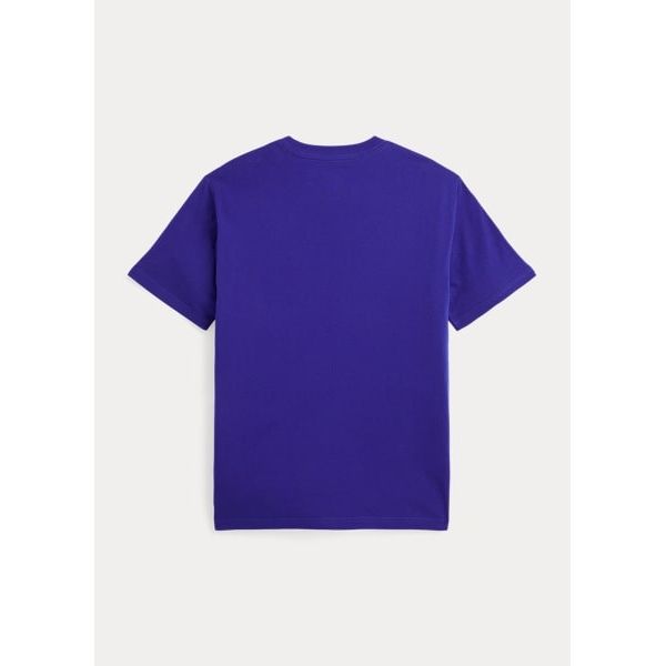 POLO RALPH LAUREN COTTON JERSEY CREWNECK T-SHIRT - Yooto