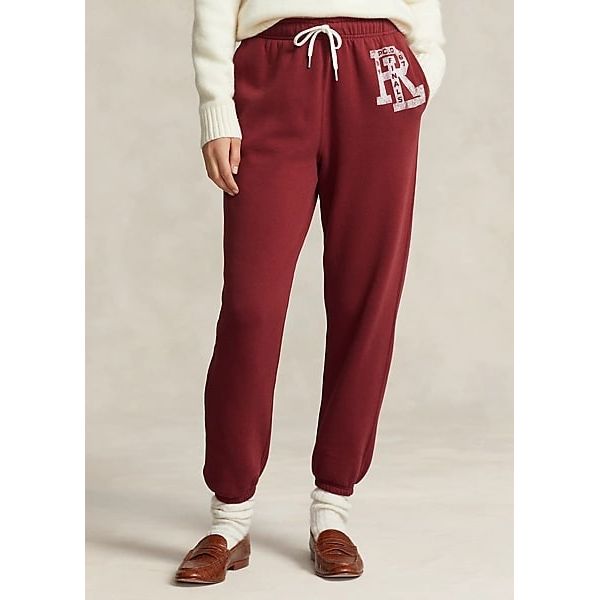 POLO RALPH LAUREN RL-LOGO FLEECE TRACKSUIT BOTTOMS - Yooto