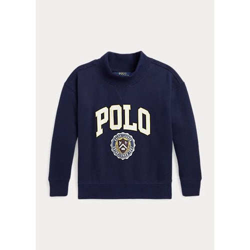 Load image into Gallery viewer, POLO RALPH LAUREN LOGO FLEECE MOCKNECK SWEATSHIRT - Yooto
