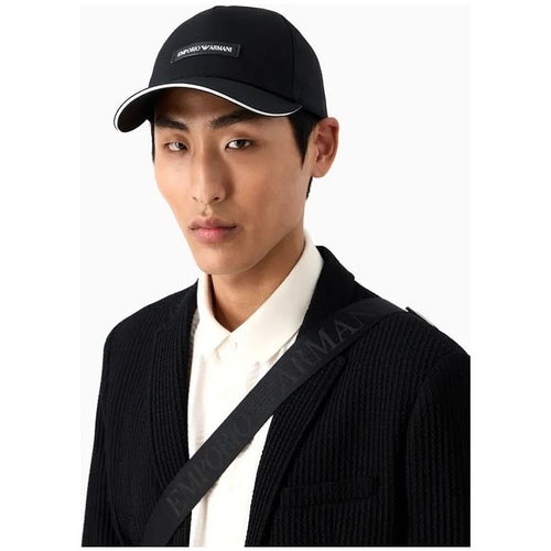 Load image into Gallery viewer, EMPORIO ARMANI CANVAS BASEBALL CAP WITH EMPORIO ARMANI PATCH - Yooto
