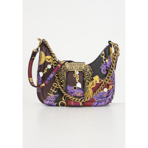 Load image into Gallery viewer, VERSACE JEANS COUTURE BURGUNDY PATTERNED SHOULDER BAG - Yooto

