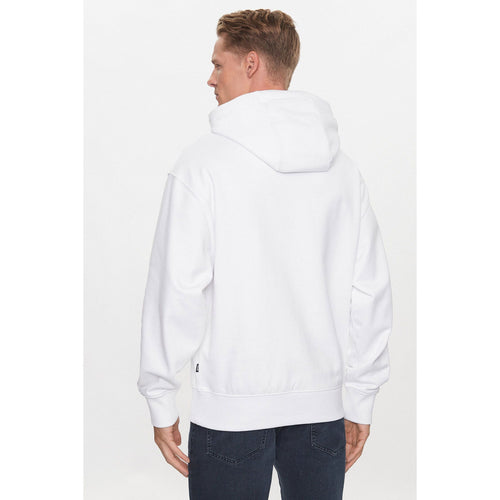 Load image into Gallery viewer, BOSS COTTON-TERRY HOODIE WITH RUBBER-PRINT LOGO - Yooto
