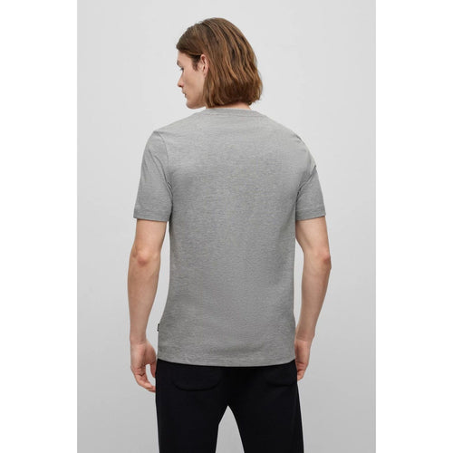 Load image into Gallery viewer, BOSS SLIM-FIT T-SHIRT IN STRUCTURED COTTON WITH DOUBLE COLLAR - Yooto
