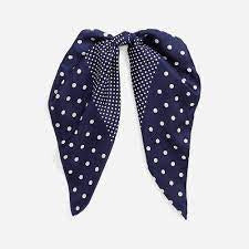 Load image into Gallery viewer, POLO RALPH LAUREN ART DECO-PRINT POLKA-DOT SILK SCARF - Yooto
