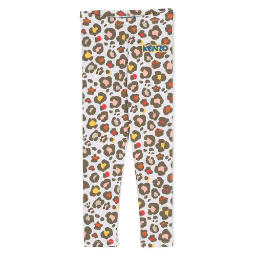 Load image into Gallery viewer, KENZO KIDS LEGGINGS WITH LOGO PATCH AND GRAPHIC PRINT - Yooto
