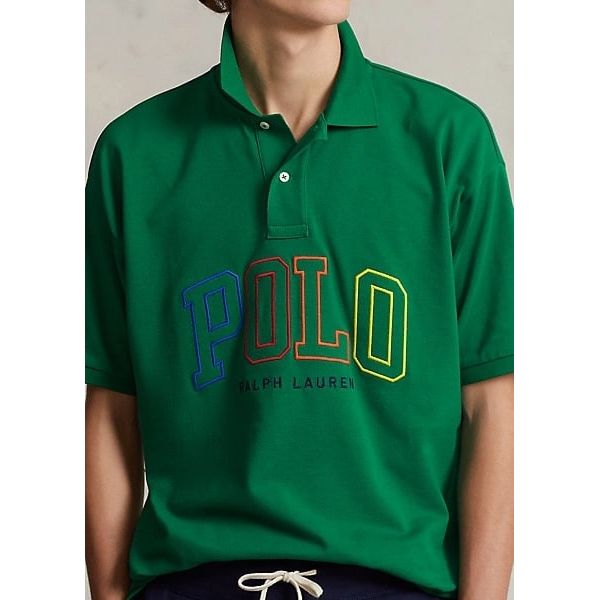 POLO RALPH LAUREN BIG FIT LOGO MESH POLO SHIRT - Yooto