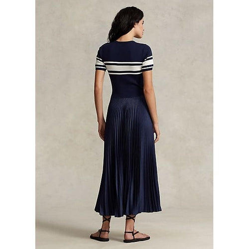 Load image into Gallery viewer, POLO RALPH LAUREN HYBRID JUMPER-PLEATED DRESS - Yooto
