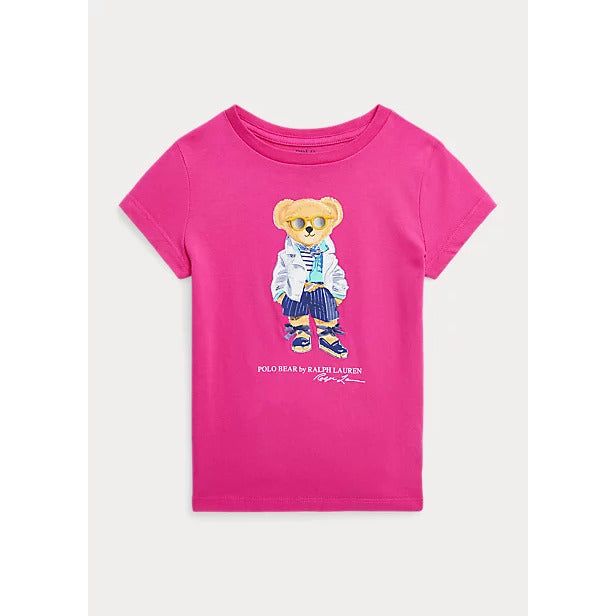 POLO RALPH LAUREN POLO BEAR COTTON JERSEY T-SHIRT - Yooto