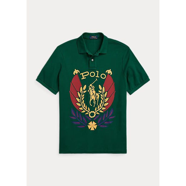 POLO RALPH LAUREN CLASSIC FIT UNI CREST MESH POLO SHIRT - Yooto