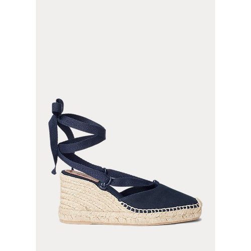 Load image into Gallery viewer, POLO RALPH LAUREN CANVAS WEDGE ESPADRILLES - Yooto
