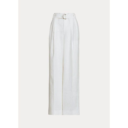Load image into Gallery viewer, Polo Ralph Lauren Belted Linen Wide-Leg Pant - Yooto
