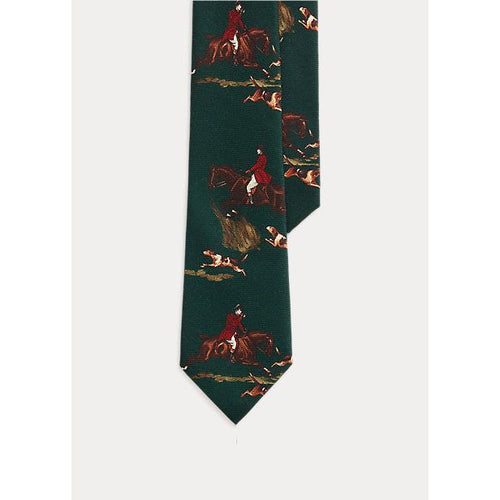 Load image into Gallery viewer, POLO RALPH LAUREN SPORTING-PRINT WOOL CHALLIS TIE - Yooto
